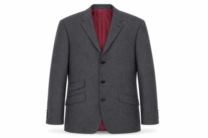 Next Mens Grey Striped Wool Jacket Suit Jacket Size 38 Regular