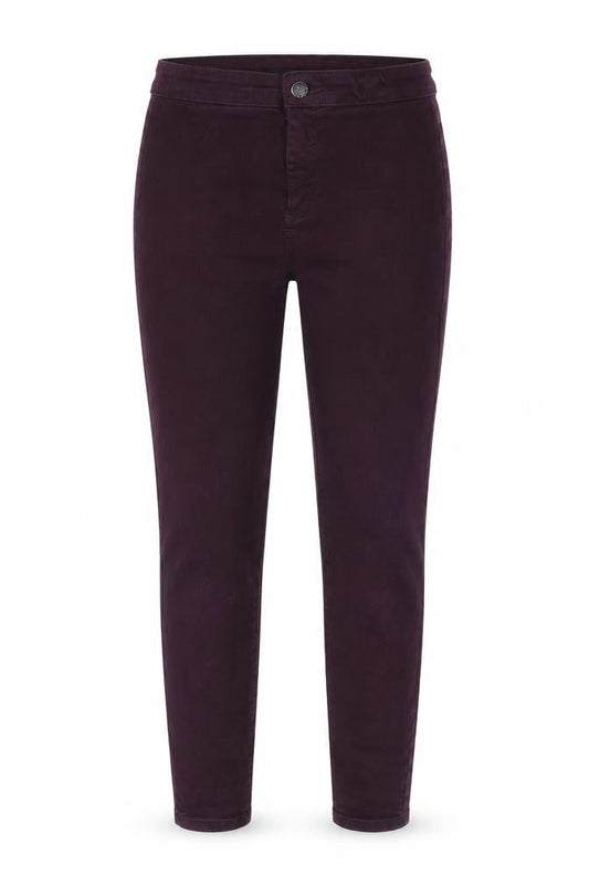 Topshop Womens Purple Cotton Skinny Jeans Size 26 in Regular Zip
