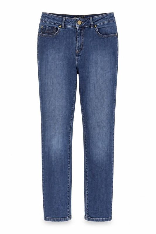 Per Una Womens Blue Cotton Skinny Jeans Size 30 in Regular Zip