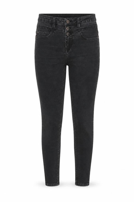 New Look Womens Grey Cotton Skinny Jeans Size 8 Slim Zip