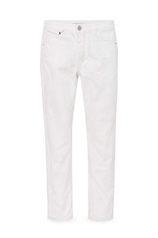 NEXT Girls White Cotton Skinny Jeans Size 10 Years Regular Button