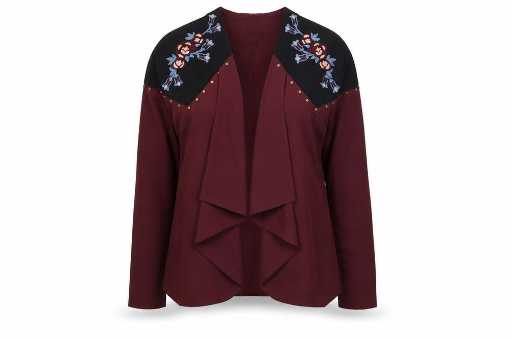 ASOS Womens Purple Jacket Blazer Size 6 - Waterfall