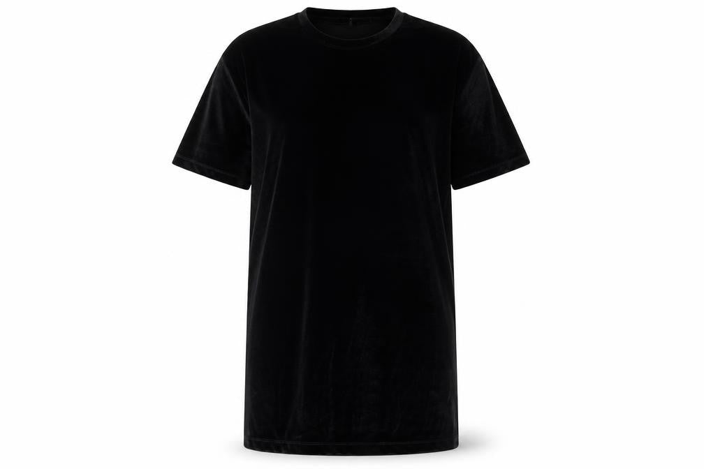 ASOS Womens Black Polyester T-Shirt Dress Size M Round Neck Pullover