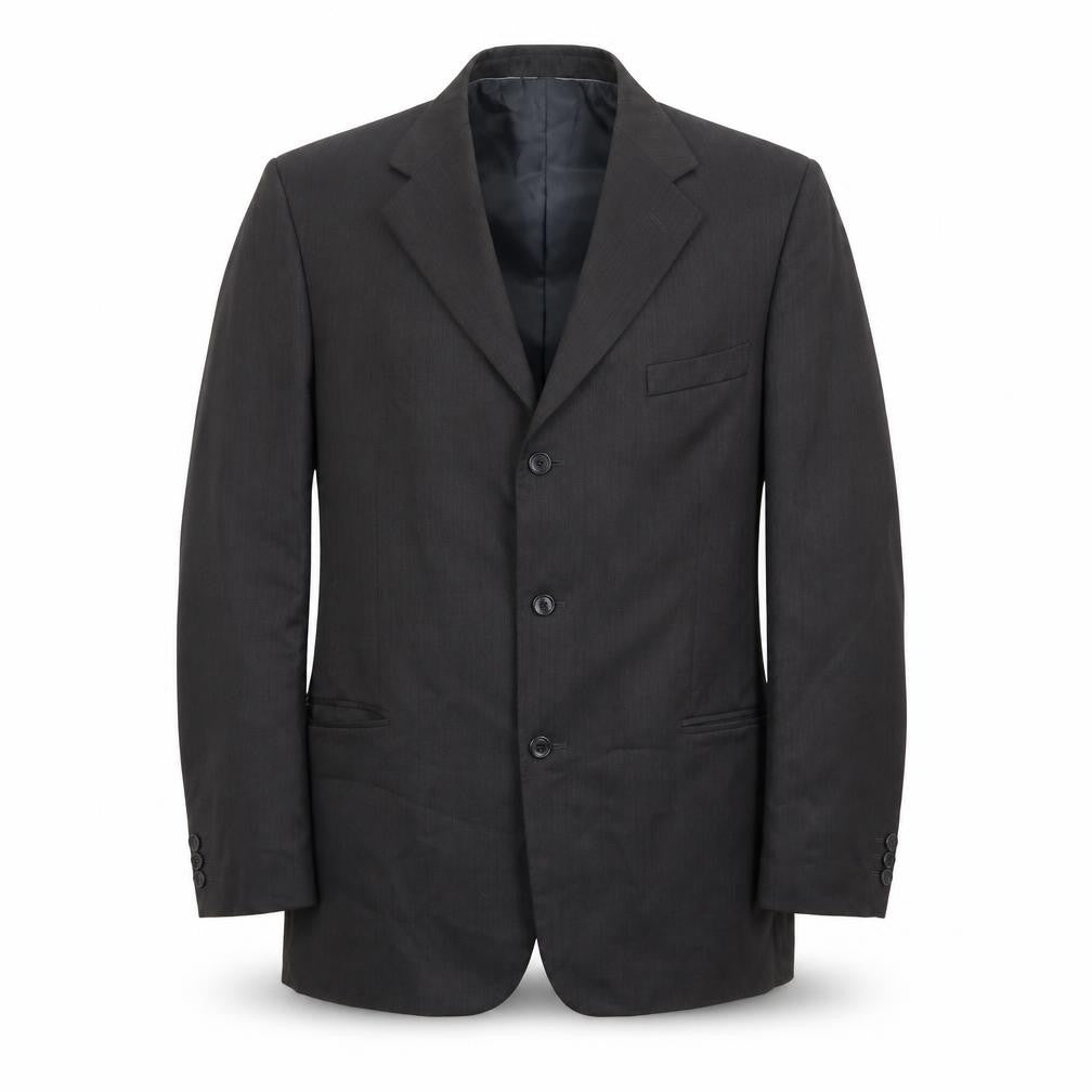 Armando Mens Grey Polyester Jacket Suit Jacket Size 46 Regular