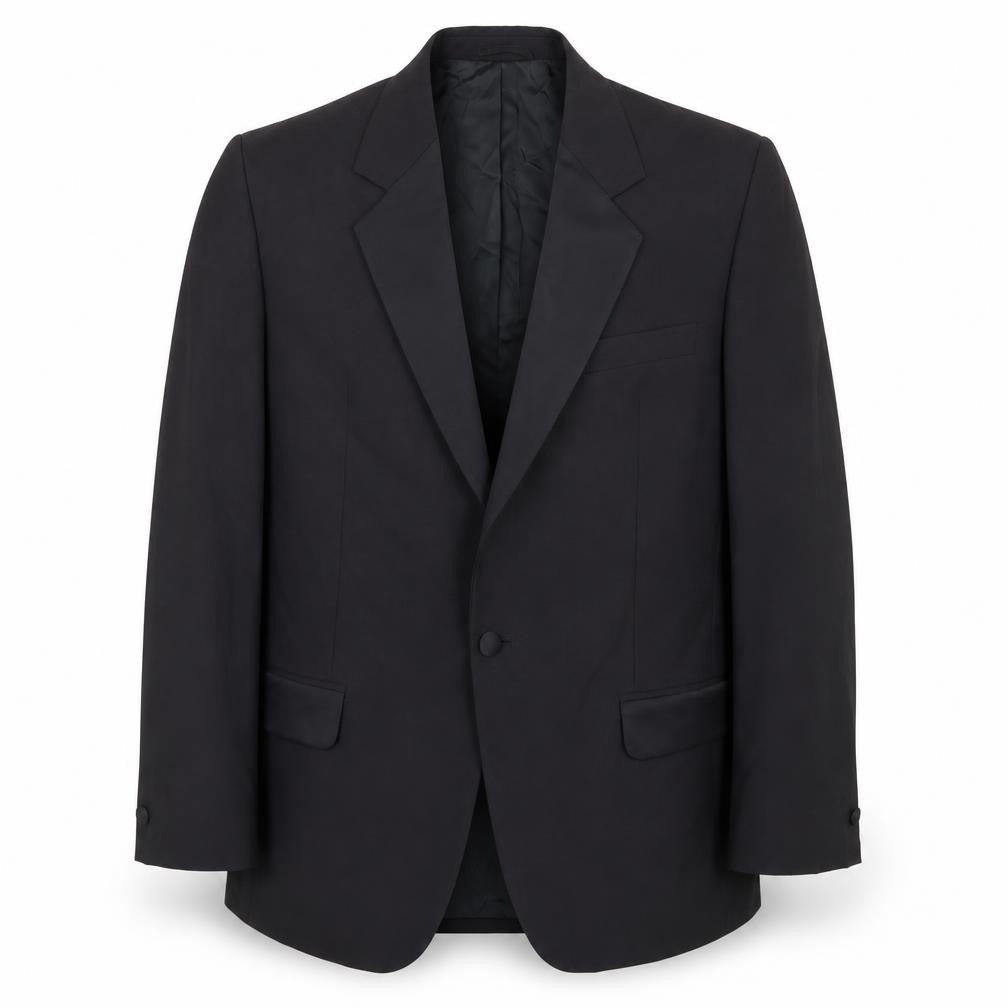 Exectutex Mens Black Polyester Jacket Suit Jacket Size 38 Regular