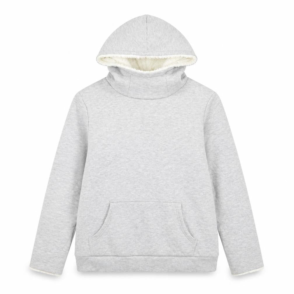 Crane Womens Grey Cotton Pullover Hoodie Size L Pullover