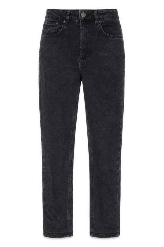 ASOS Womens Black Cotton Straight Jeans Size 28 in L32 in Regular Zip