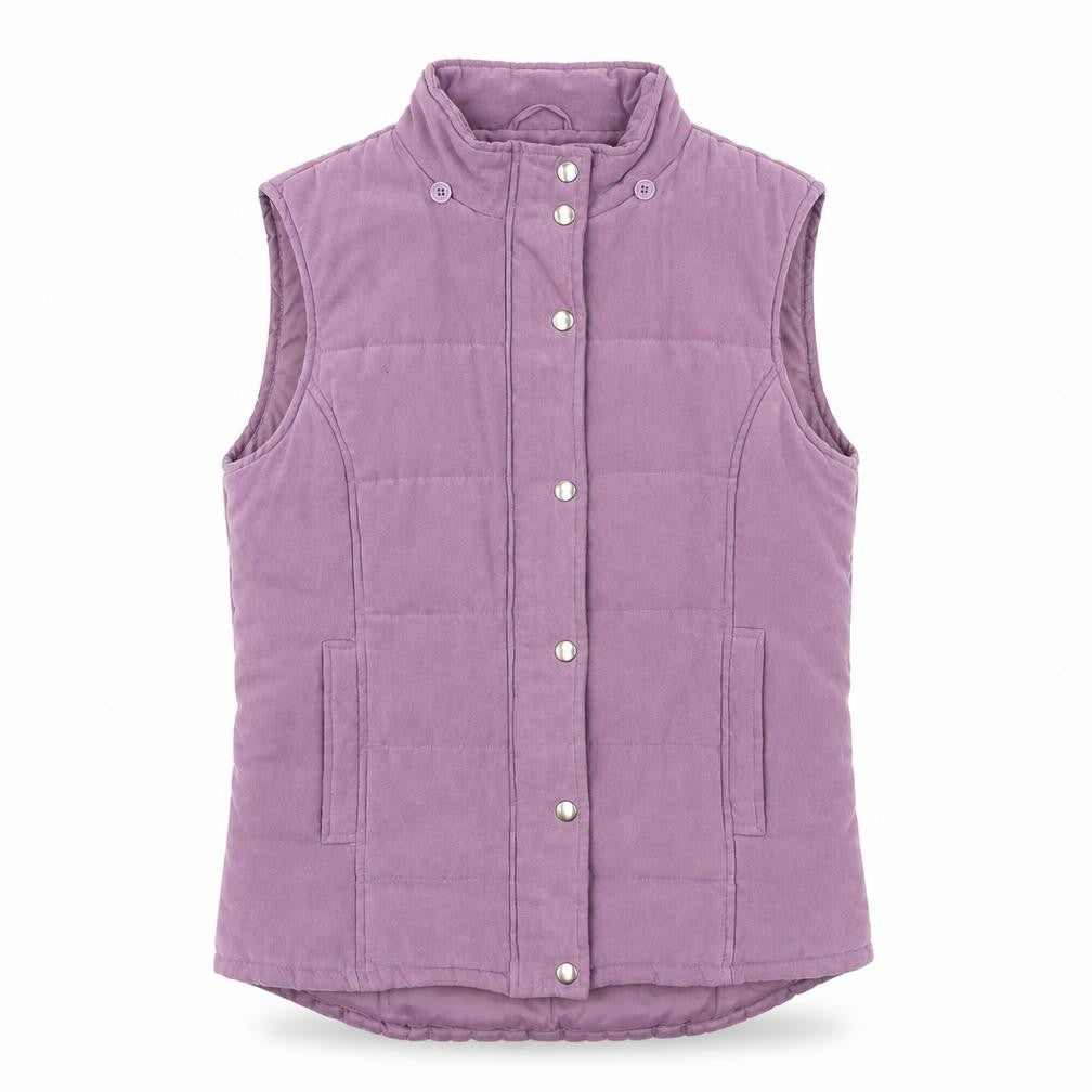 EWM Womens Purple Gilet Jacket Size S Zip