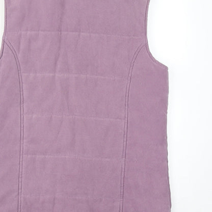 EWM Womens Purple Gilet Jacket Size S Zip