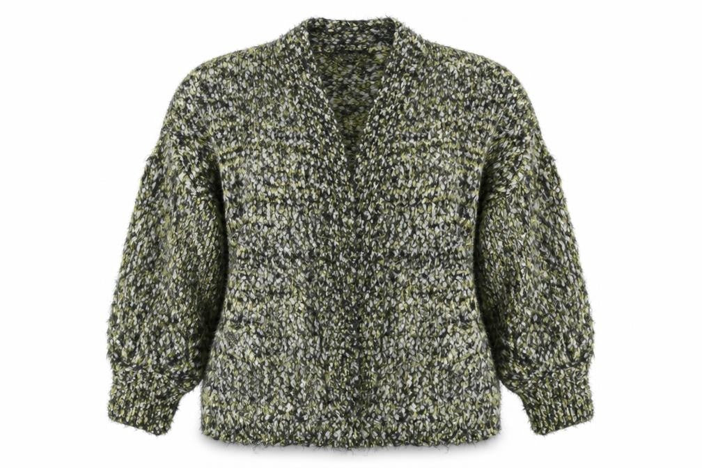 QED London Womens Black V-Neck Polyester Cardigan Jumper Size S - Size S-M