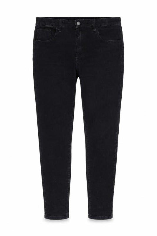 Forever 21 Womens Black Cotton Skinny Jeans Size 30 in Regular Zip