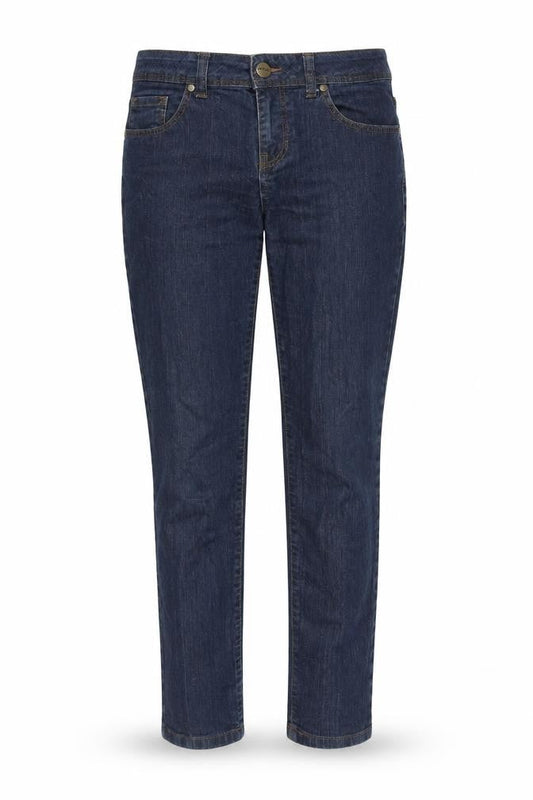 YESYES Womens Blue Cotton Tapered Jeans Size 10 Regular Zip