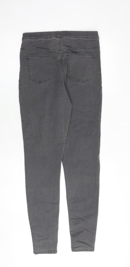 Marks & Spencer Womens Grey Cotton Jegging Jeans Size 10 Regular