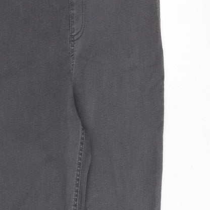 Marks & Spencer Womens Grey Cotton Jegging Jeans Size 10 Regular