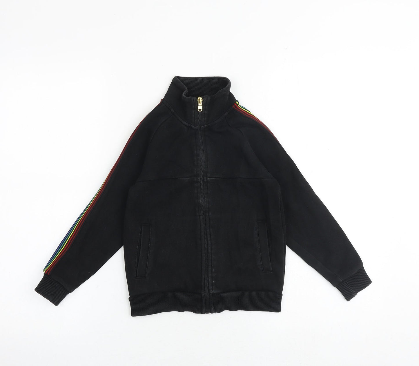 NEXT Boys Black Polyester Full Zip Sweatshirt Size 5 Years Zip