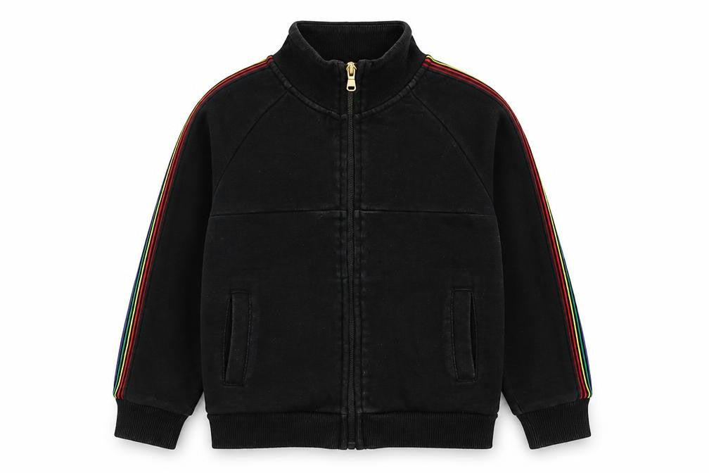 Next Boys Black Polyester Full Zip Sweatshirt Size 5 Years Zip