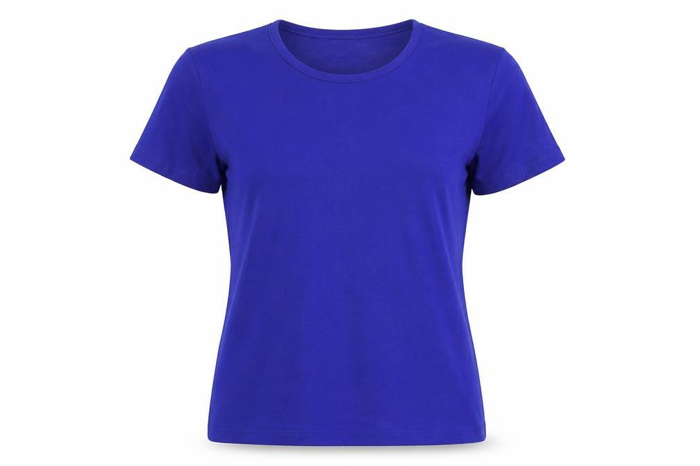 Marks & Spencer Womens Black Viscose Basic T-Shirt Size 8 Round Neck