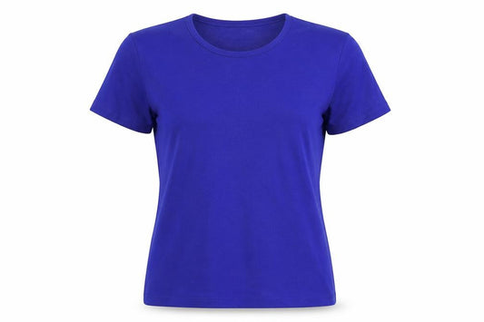 Marks and Spencer Womens Black Viscose Basic T-Shirt Size 8 Round Neck