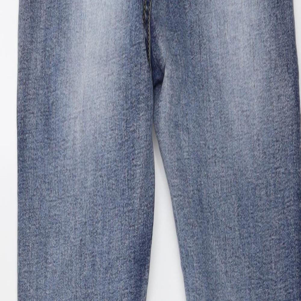 Denim Wise Womens Blue Cotton Skinny Jeans Size 8 L26 in Regular Button