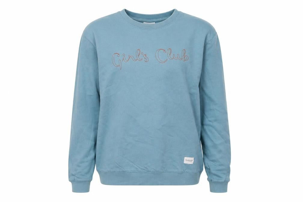 Colourful Rebel Womens Beige Cotton Pullover Sweatshirt Size M Pullover - Girls Club
