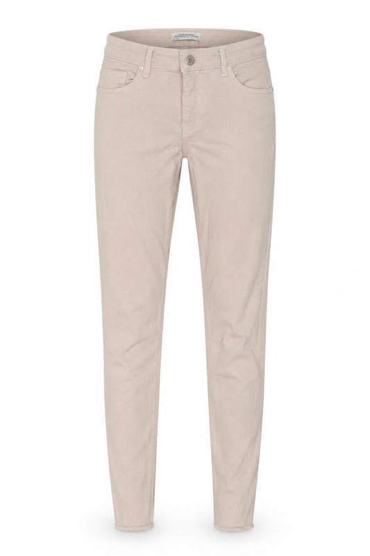 Zara Womens Beige Cotton Skinny Jeans Size 8 L27 in Regular Button