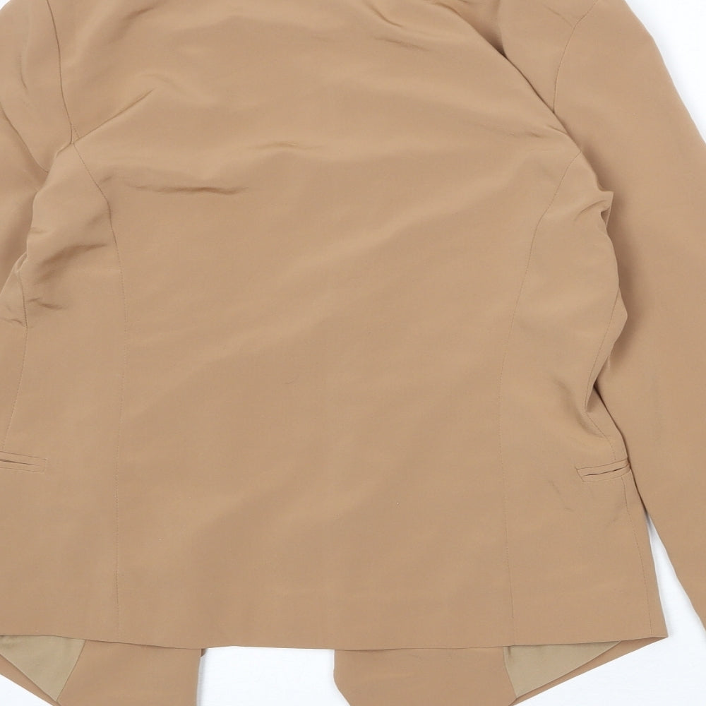 New Look Womens Brown Jacket Blazer Size 8