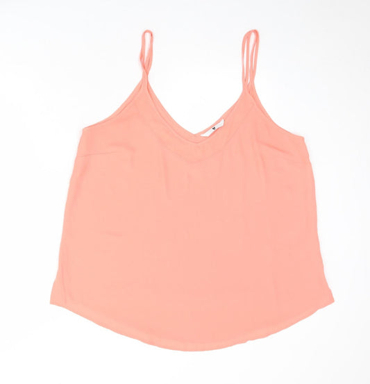 Very Womens Pink Polyester Camisole Tank Size 20 V-Neck
