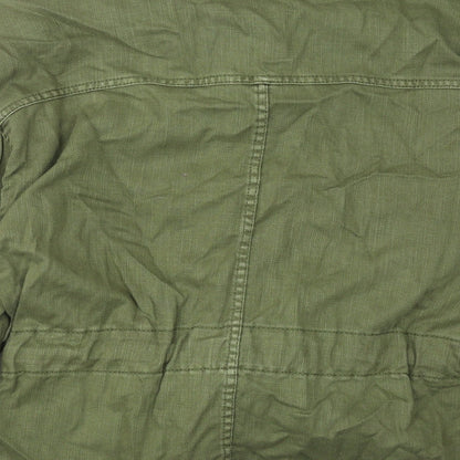 Marks & Spencer Womens Green Jacket Size 10 Button