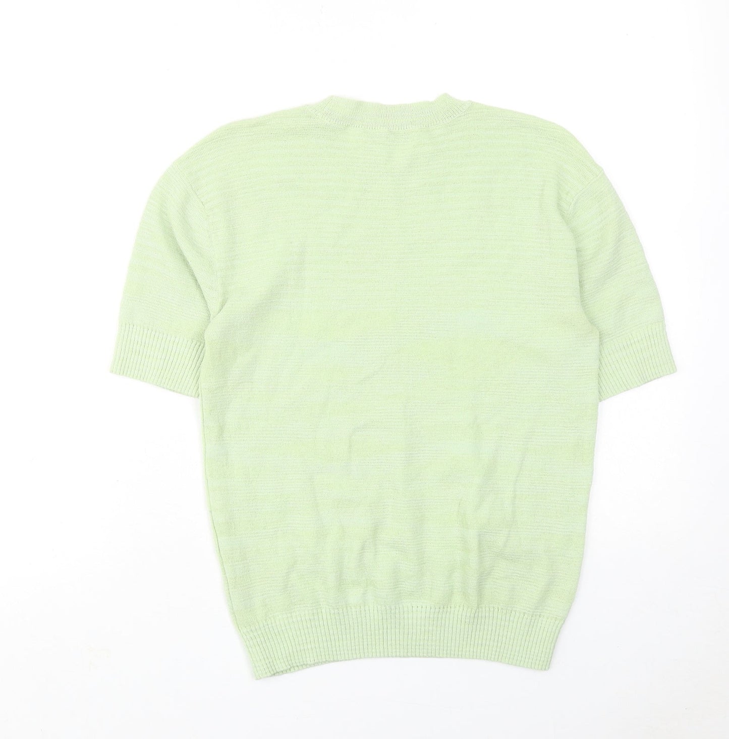 Club Monaco Womens Green Crew Neck Polyester Pullover Jumper Size XS Pullover