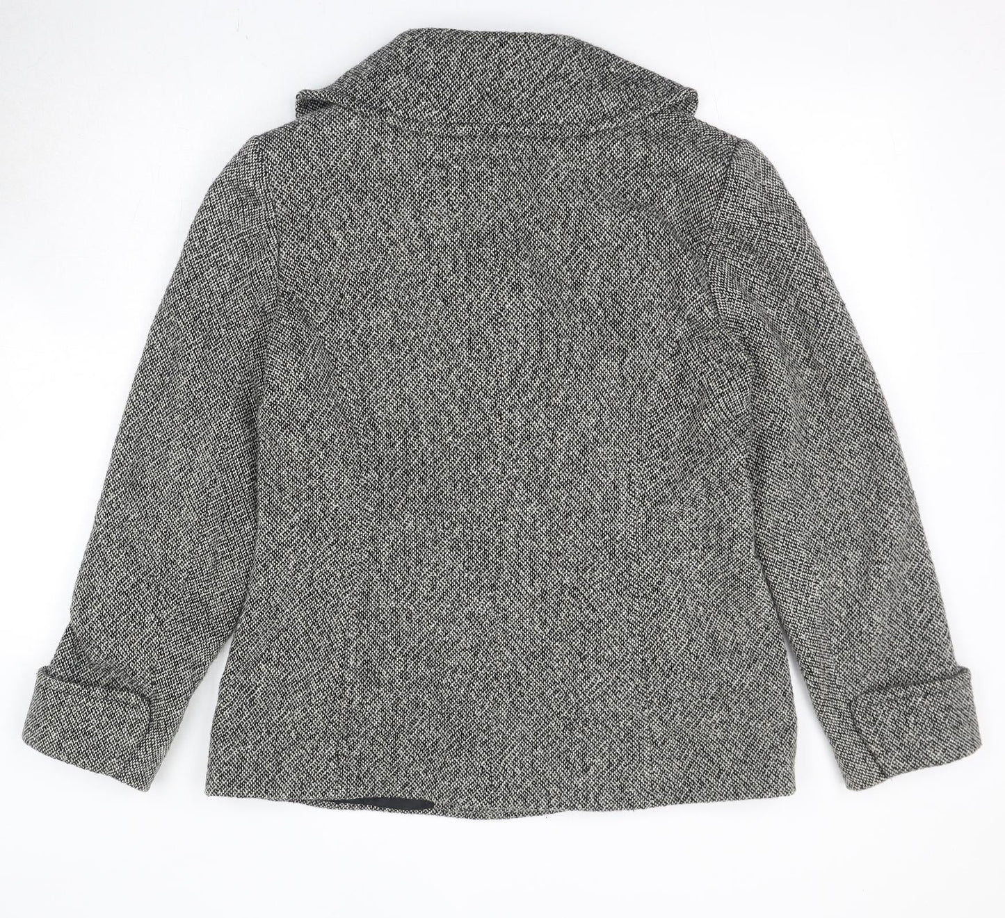 BHS Womens Grey Jacket Size 14 Button