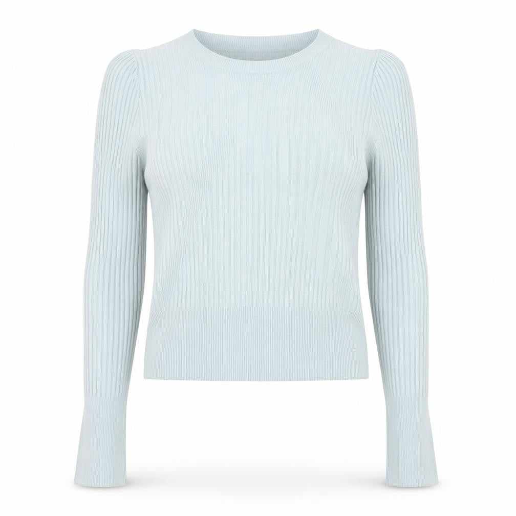 Topshop Womens Blue Round Neck Viscose Pullover Jumper Size 8