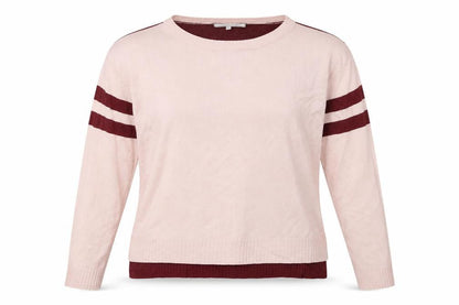 Next Womens Pink Round Neck Acrylic Pullover Jumper Size S