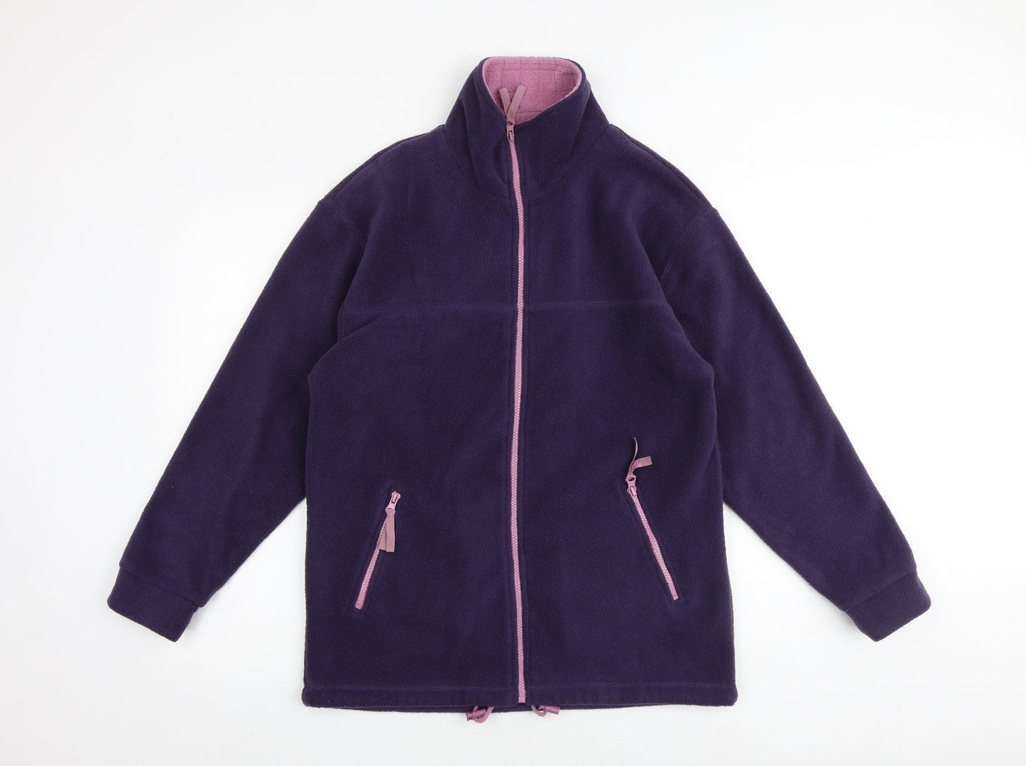 Bonmarché Womens Purple Jacket Size S Zip