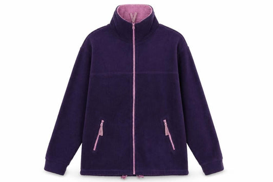 Bonmarché Womens Purple Jacket Size S Zip