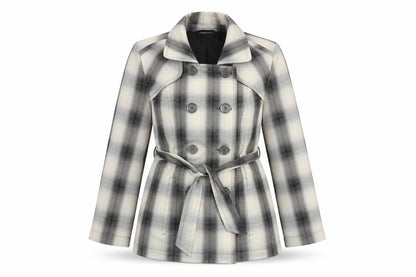 Precis Womens Multicoloured Plaid Jacket Size 10 Button