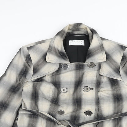 Precis Womens Multicoloured Plaid Jacket Size 10 Button