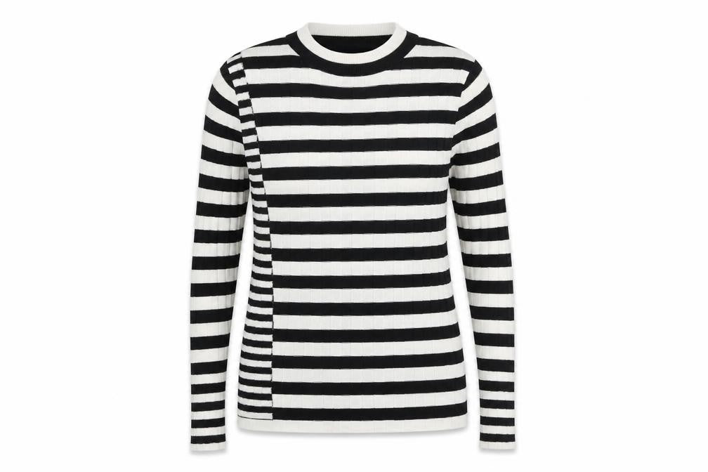 NEXT Womens Multicoloured Round Neck Striped Acrylic Pullover Jumper Size 10