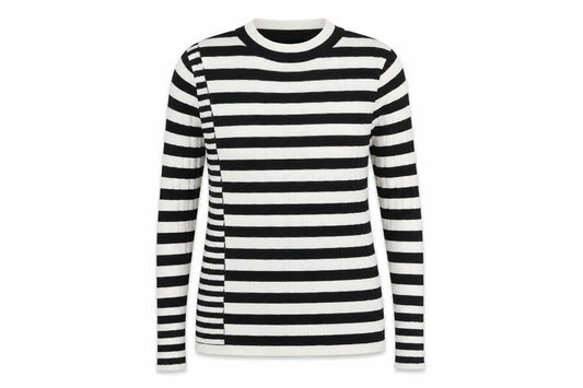 Next Womens Multicoloured Round Neck Striped Acrylic Pullover Jumper Size 10