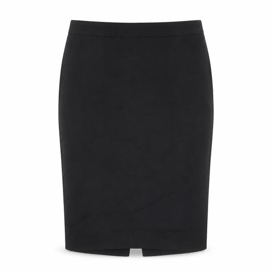 Gap Womens Black Cotton Straight & Pencil Skirt Size 10 Zip