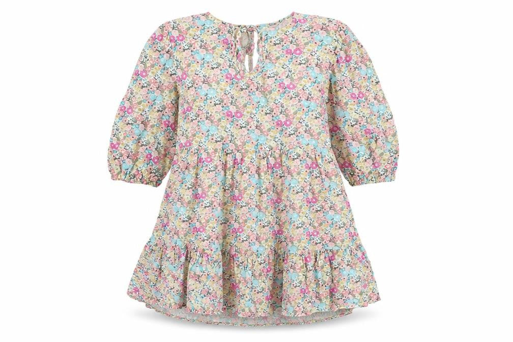 NEXT Womens Multicoloured Floral Viscose Trapeze & Swing Size 10 Round Neck Tie