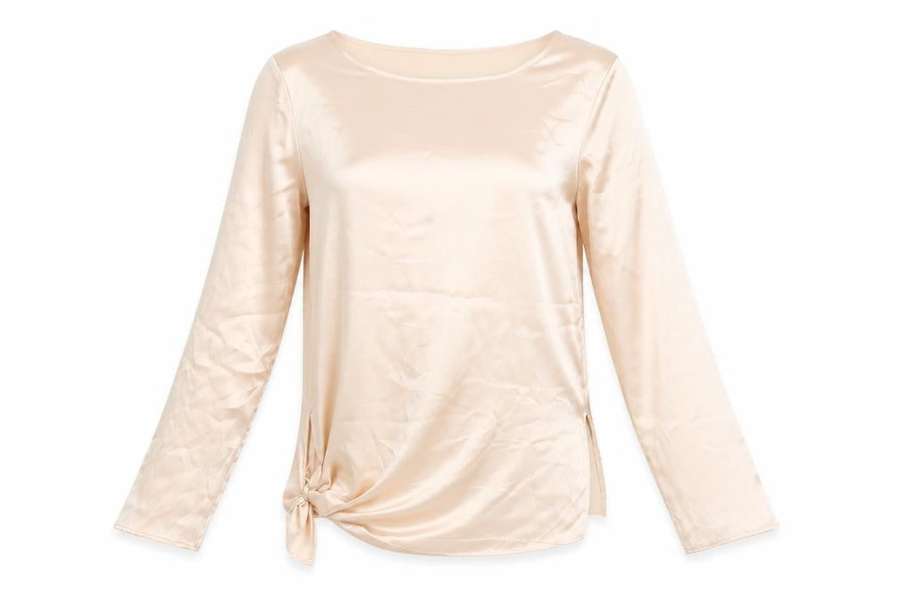 St Michael Womens Pink Polyester Basic Blouse Size 8 Boat Neck - Size 8-10