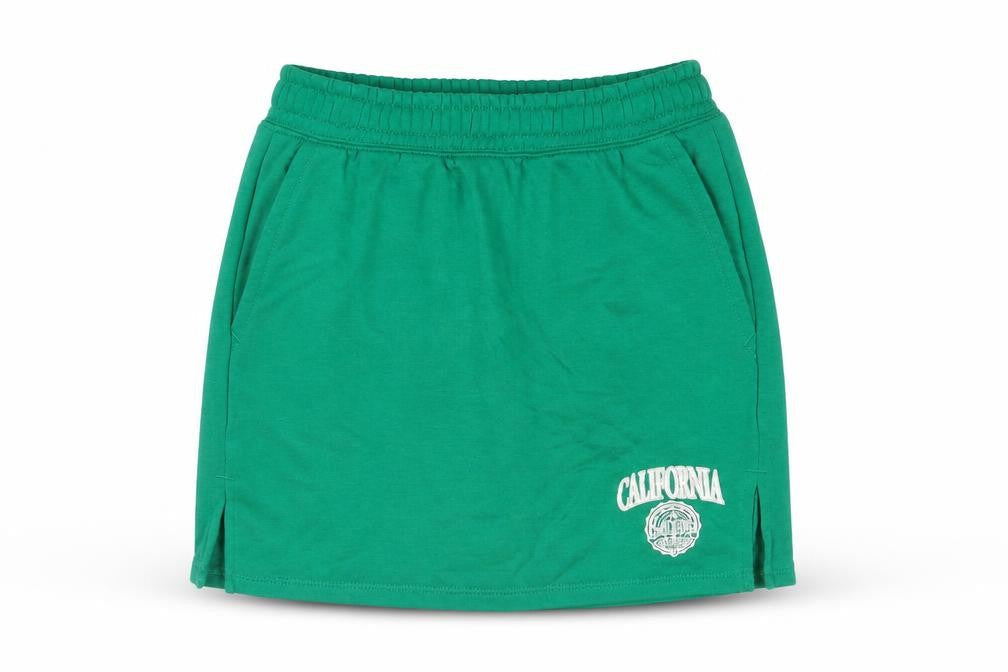 Divided by H&M Womens Green Cotton A-Line Skirt Size XS - California