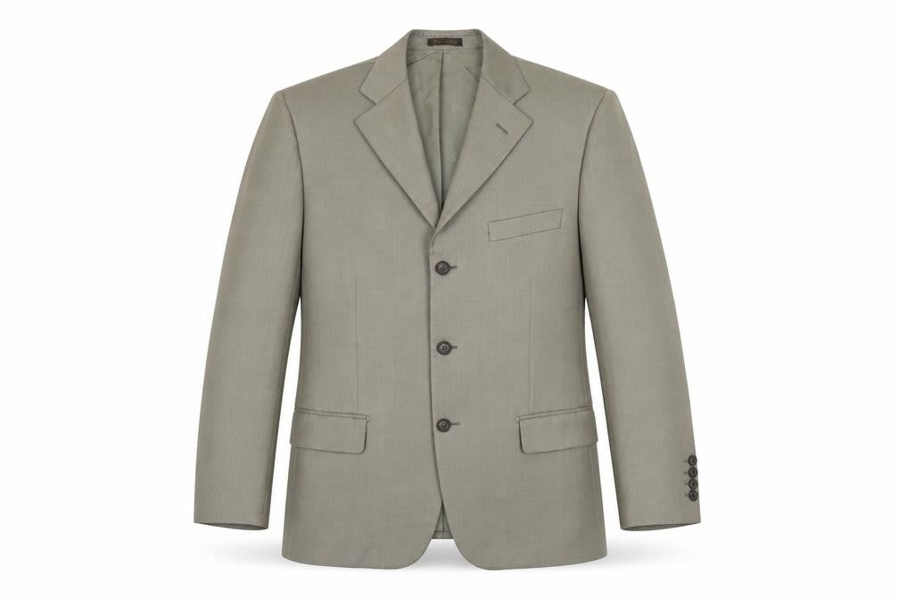 Marks & Spencer Mens Green Wool Jacket Suit Jacket Size 40 Regular