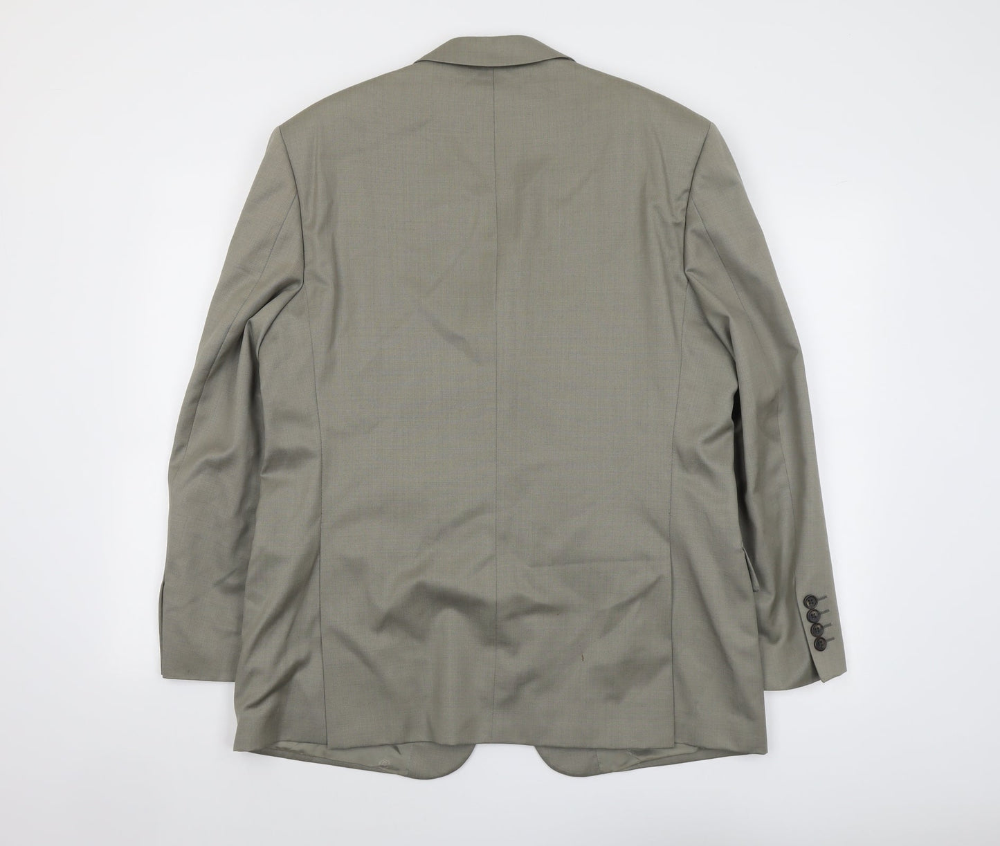 Marks and Spencer Mens Green Wool Jacket Suit Jacket Size 40 Regular