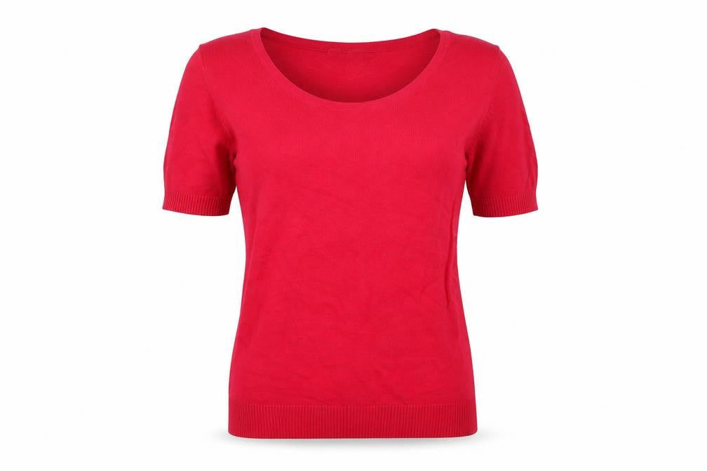 BPC Selection Womens Pink Round Neck Cotton Pullover Jumper Size S