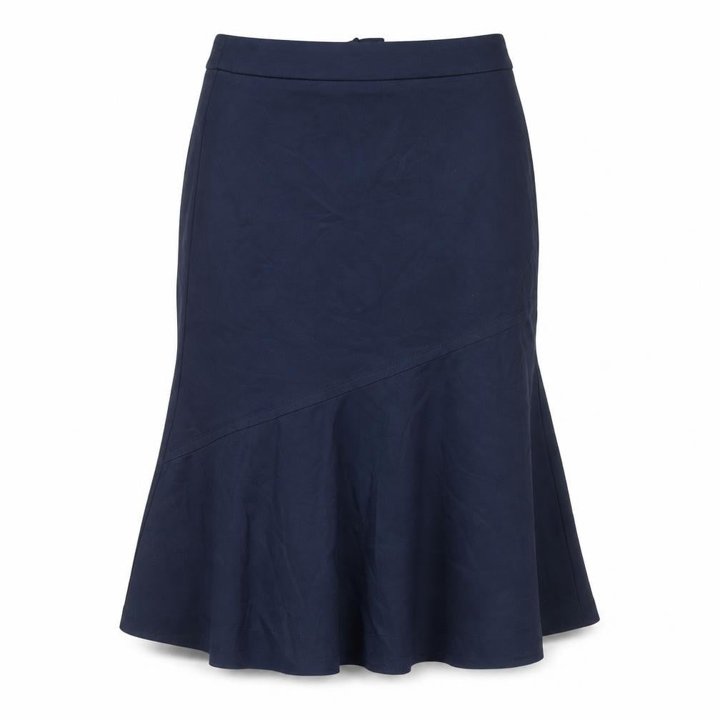 Finery Womens Blue Viscose Swing Skirt Size 10 Zip