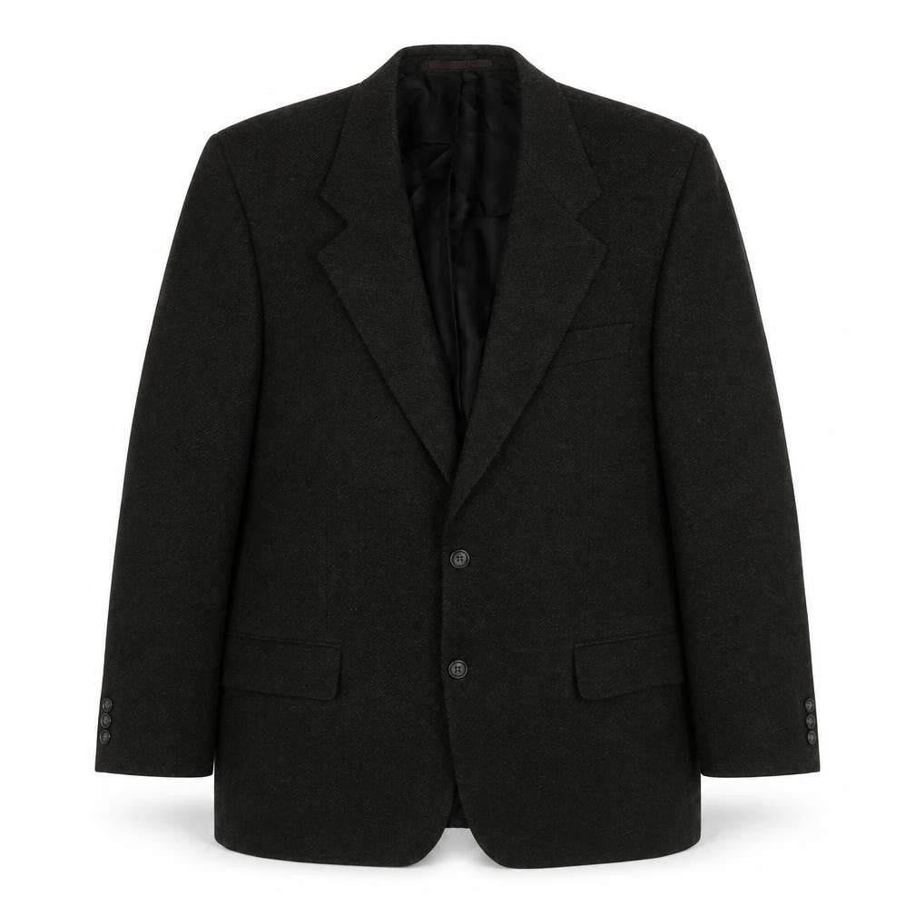 Marks & Spencer Mens Green Wool Jacket Blazer Size 40 Regular