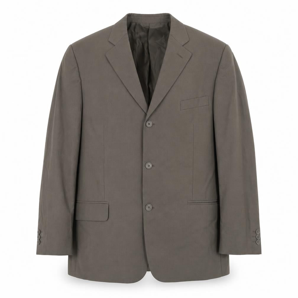 BHS Mens Grey Polyester Jacket Suit Jacket Size 46 Regular