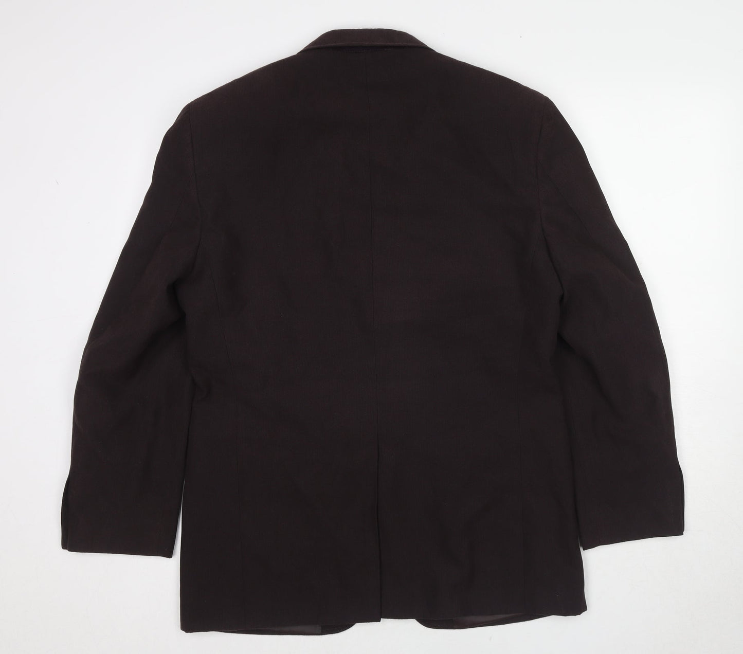 Marks and Spencer Mens Brown Polyester Jacket Suit Jacket Size 38 Regular
