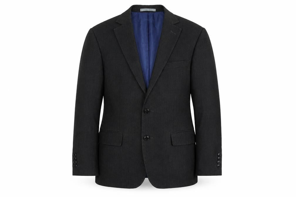Marks & Spencer Mens Grey Polyester Jacket Suit Jacket Size 38 Regular